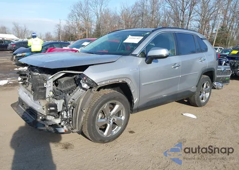 2019 Toyota Rav4 Hybrid Limited from USA, damaged, VIN JTMDWRFV4KD030590